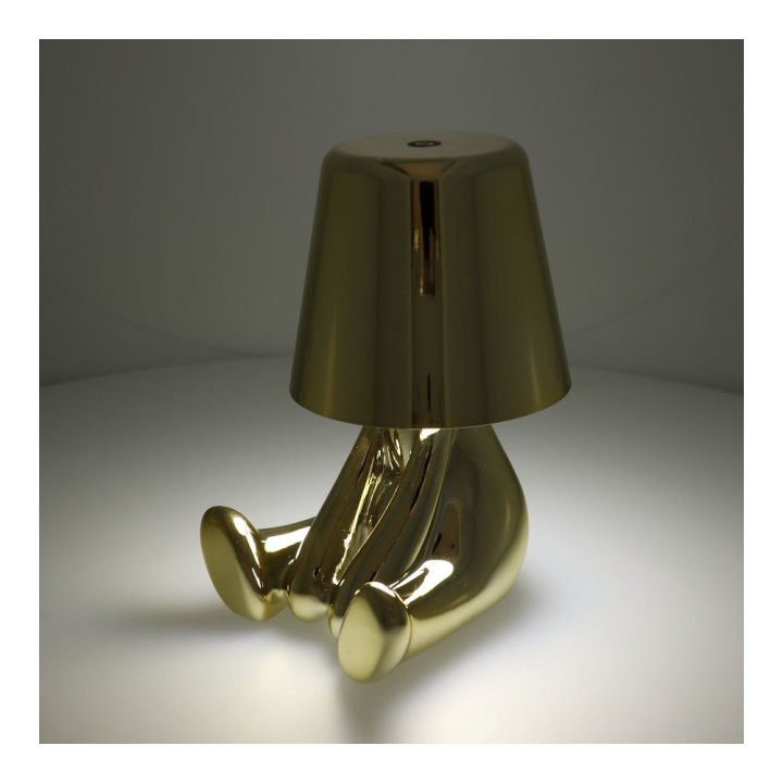 Ночник GOLD MAN Art Deco сидящий (узор 5) MLTL