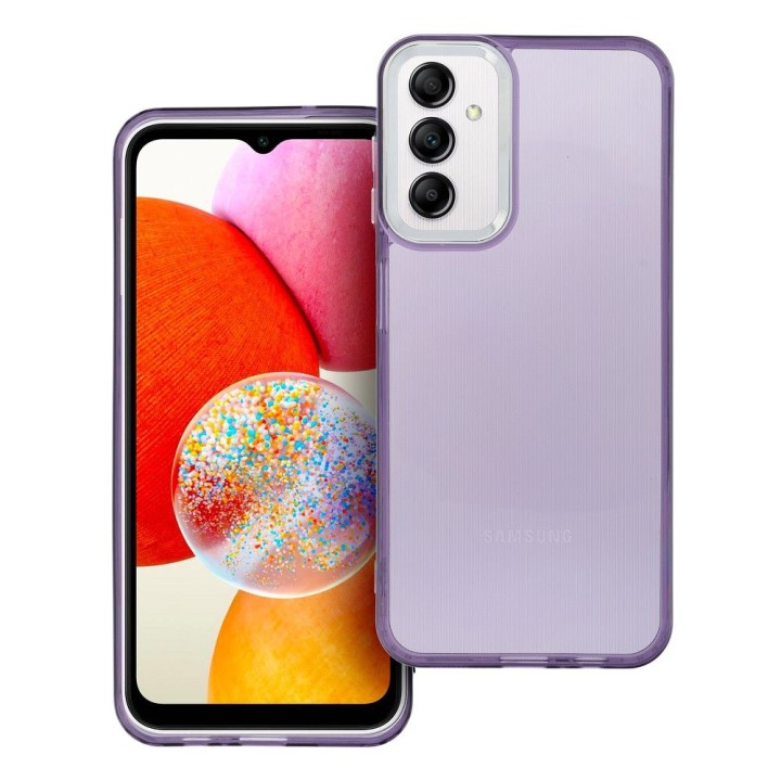 Etui na Samsung A14 4G / A14 5G Pearl fioletowe