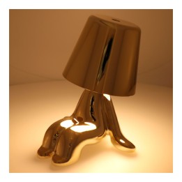 Нічник GOLD MAN Art Deco що сидить (візерунок 6) MLTL