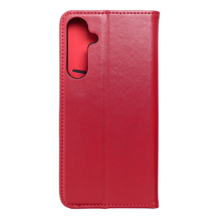 Flip case for Samsung A55 5G Smart Pro Book leather maroon