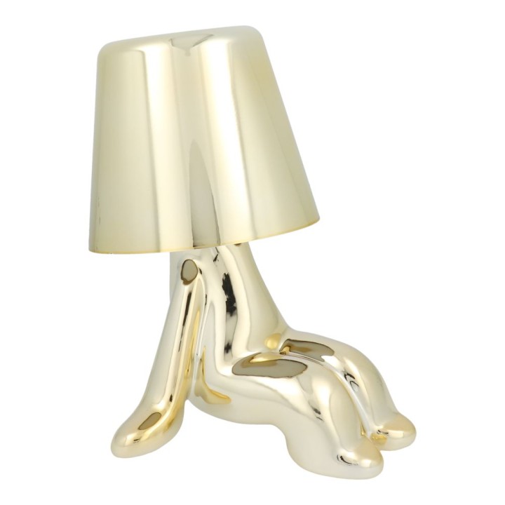 Нічник GOLD MAN Art Deco що сидить (візерунок 6) MLTL