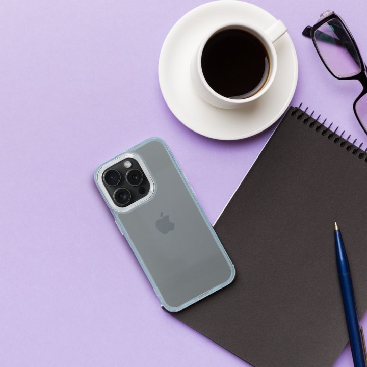Чохол для iPhone 15 PRO Pearl блакитний
