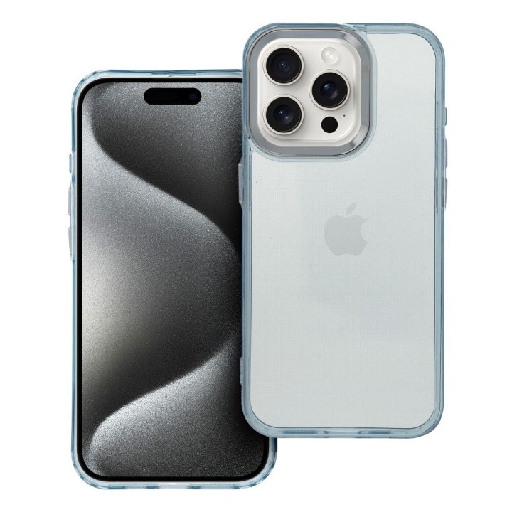 Чохол для iPhone 15 PRO Pearl блакитний