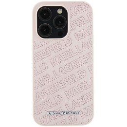KARL LAGERFELD чохол для IPHONE 15 Plus KLHCP15MPQKPMP (Quilted Pattern) рожевий