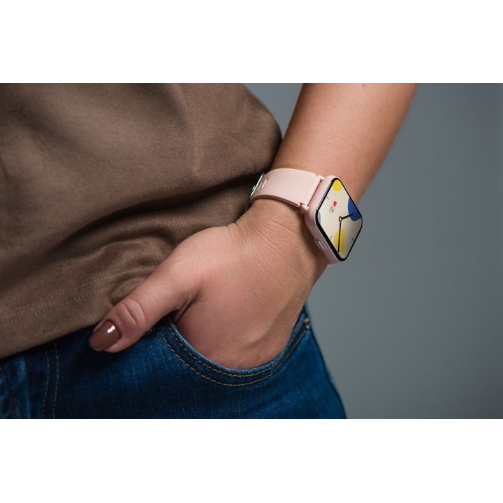 Smartwatch TITMO E-100 (TFT, bluetooth call) różowy 0INT