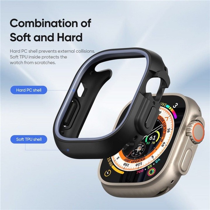 DUX DUCIS чохол BAMO для Apple Watch Ultra / Ultra 2 49 mm чорно-сірий