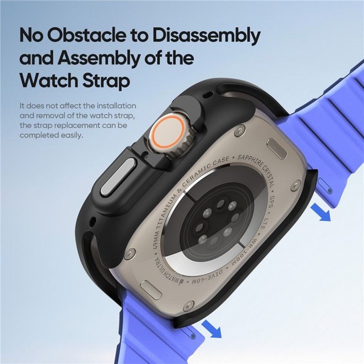 DUX DUCIS чохол BAMO для Apple Watch Ultra / Ultra 2 49 mm чорно-сірий