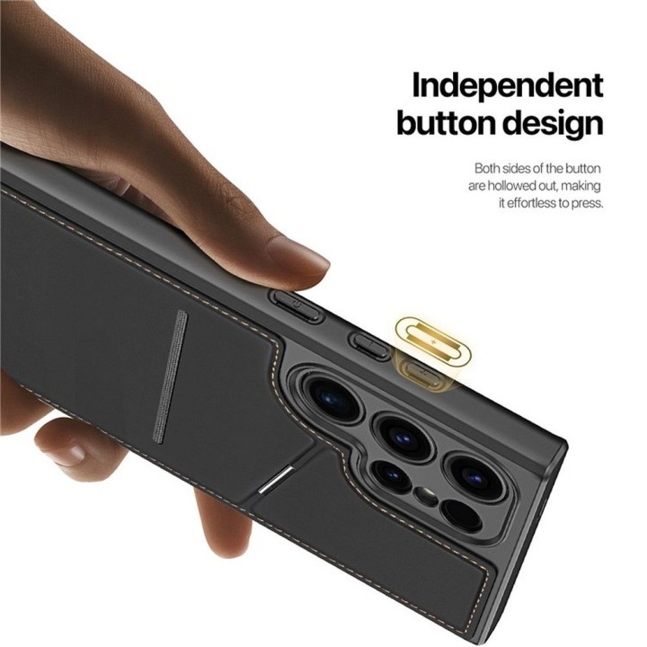 DUX DUCIS чохол RAFI II MAG з підставкою сумісний з MagSafe для SAMSUNG S24 Ultra чорний