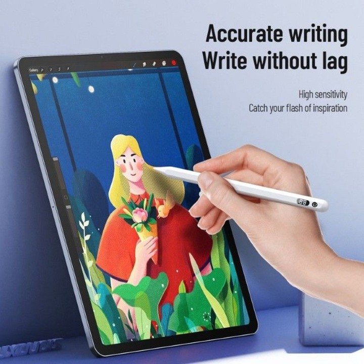 DUX DUCIS стилус STYLUS для iPada с зарядкой беспроводным и дисплеем белый