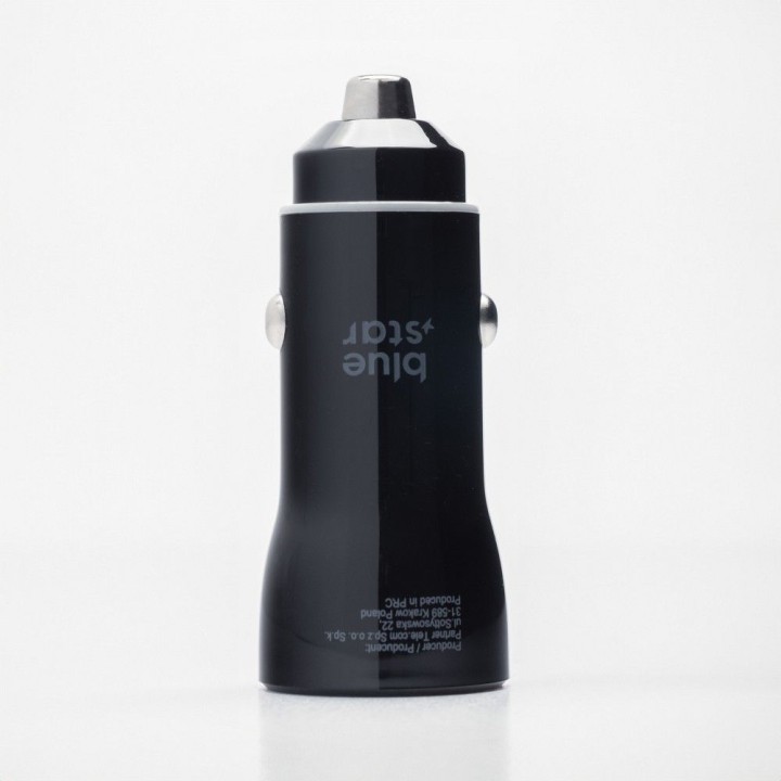 Car charger Blue Star USB C + USB A QC3.0 PD AFC PPS 3A 25W black