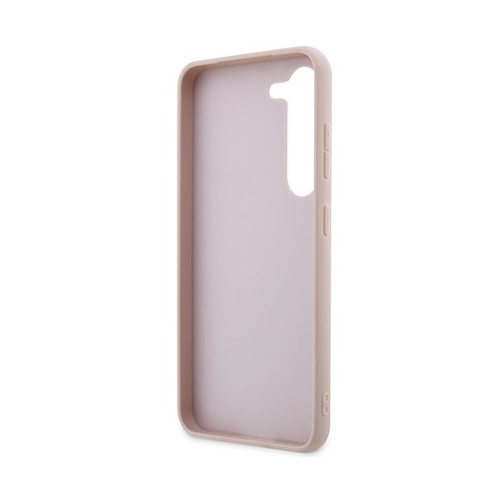 GUESS чехол для SAMSUNG S24 GUHCS24S4GMGPI (Leather 4G Metal Logo) розовый