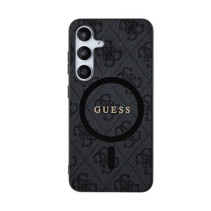 GUESS futerał do SAMSUNG S24 kompatybilny z MagSafe GUHCS24SGF4GGR (4G Ring classic logo) czarny