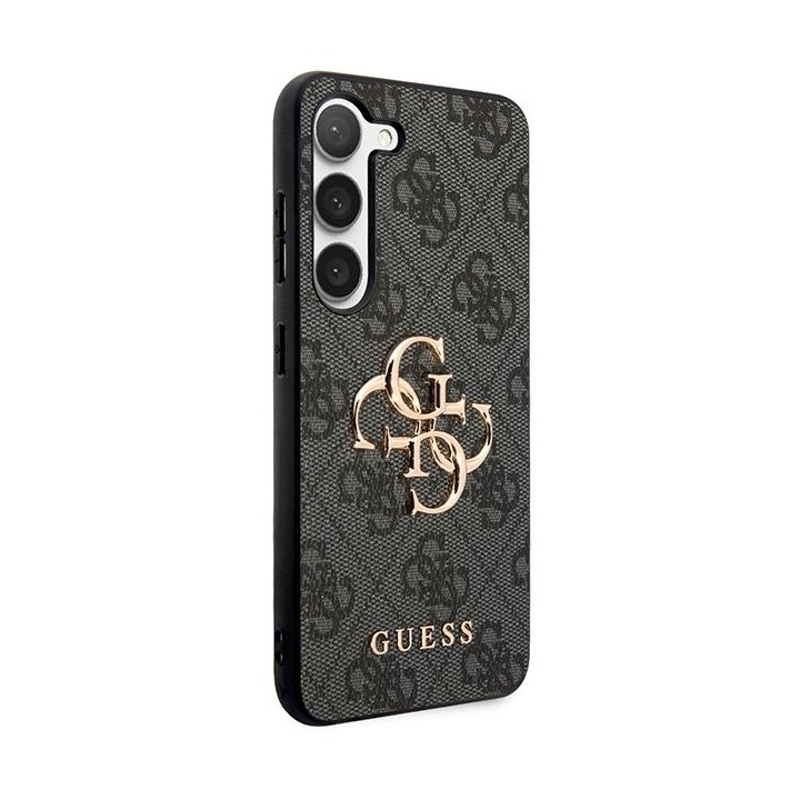GUESS case for SAMSUNG S24 GUHCS24S4GMGGR (Leather 4G Metal Logo) black