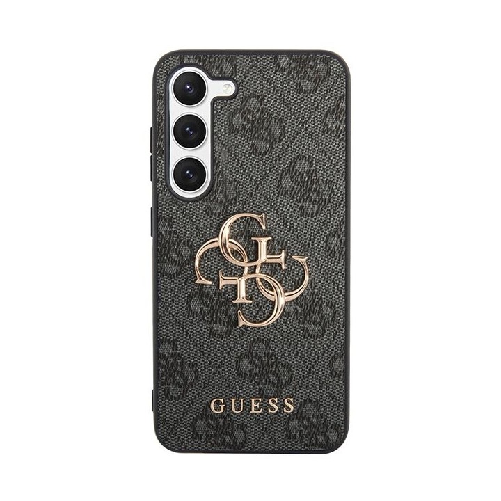 GUESS чохол для SAMSUNG S24 Plus GUHCS24M4GMGGR (Leather 4G Metal Logo) чорний