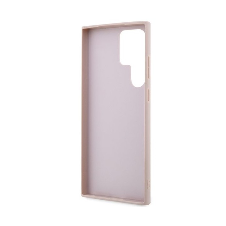 GUESS case for SAMSUNG S24 Ultra GUHCS24L4GMGPI (Leather 4G Metal Logo) pink