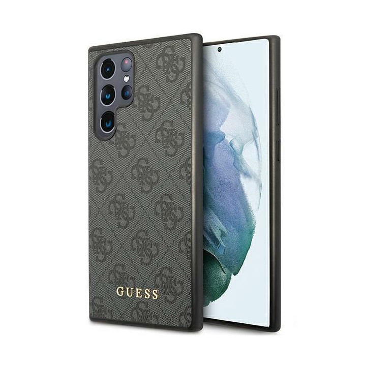 GUESS чехол для SAMSUNG S24 Ultra GUHCS24LG4GFGR (Classic логотип) черный