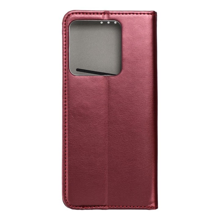 Flip case for Xiaomi Redmi Note 13 5G Smart Magneto burgundy