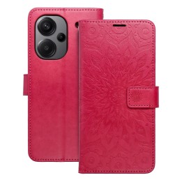 Чехол с клапаном для Xiaomi Redmi NOTE 13 PRO PLUS 5G Mezzo Book мандала маджента