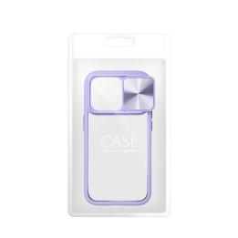 Etui na iPhone 15 PLUS Slider fioletowe
