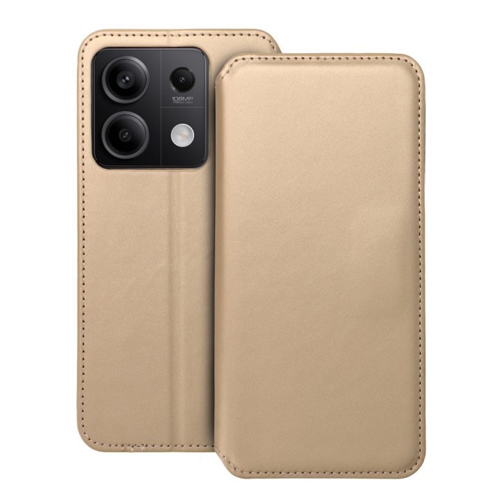 Flip case for Xiaomi Redmi NOTE 13 5G Dual Pocket Book gold