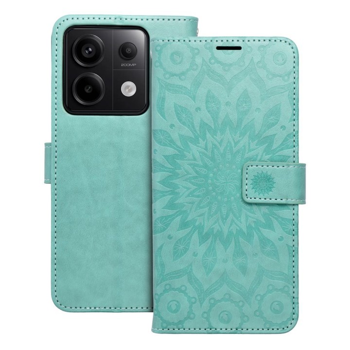 Чохол з клапаном для Xiaomi Redmi NOTE 13 PRO 5G Mezzo Book мандала зелений