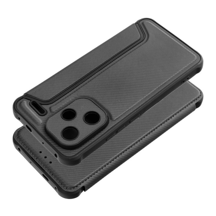 Чехол с клапаном для Xiaomi Redmi NOTE 13 PRO PLUS 5G Razor Book черный