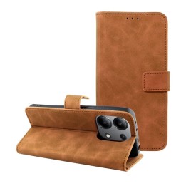 Чохол з клапаном для Xiaomi Redmi NOTE 13 4G Tender Book коричневий