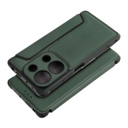 Flip case for Xiaomi Redmi NOTE 13 PRO 4G / Poco M6 PRO 4G Razor Book dark green