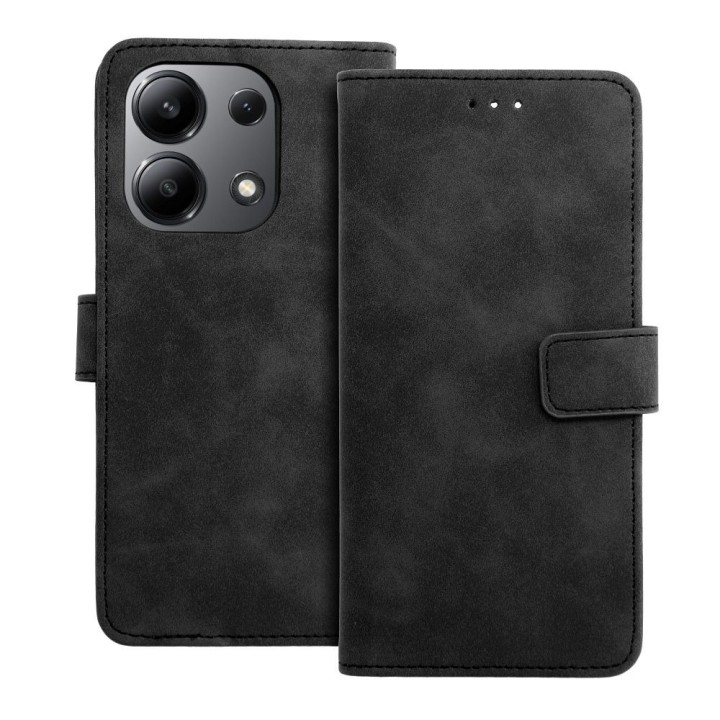 Чехол с клапаном для Xiaomi Redmi NOTE 13 4G Tender Book черный