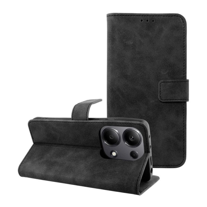 Flip case for Xiaomi Redmi NOTE 13 PRO 4G / POCO M6 PRO 4G Tender Book black