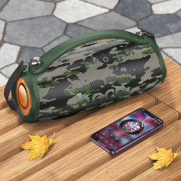 Wireless speaker LED 2 x 20W 4h Hoco HA4 camouflage