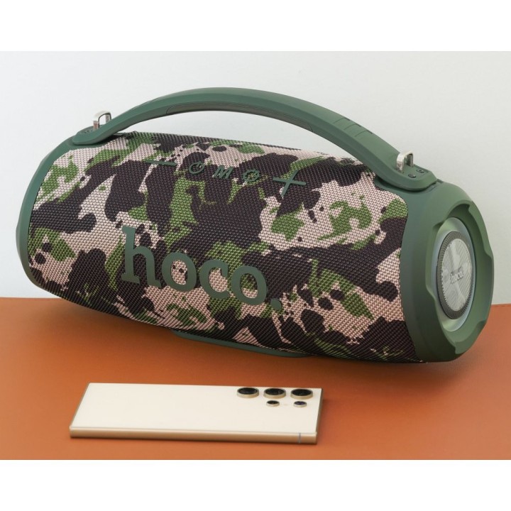 Wireless speaker LED 2 x 20W 4h Hoco HA4 camouflage
