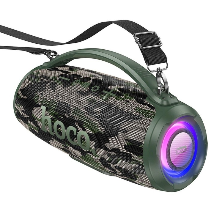 Wireless speaker LED 2 x 20W 4h Hoco HA4 camouflage