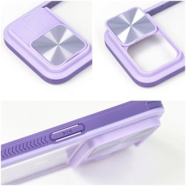 Etui na iPhone 15 PRO MAX Slider fioletowe