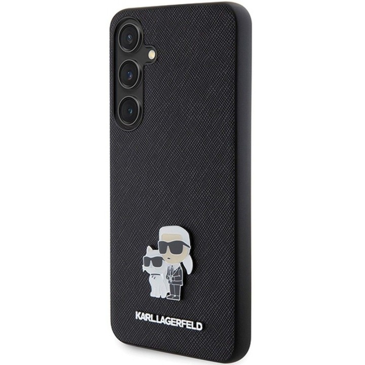 KARL LAGERFELD чохол для SAMSUNG S24 Plus KLHCS24MPSAKCMPK (SAFFIANO KC PIN) чорний