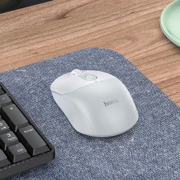 Бездротова миша Hoco 2.4G 1600 dpi GM28 біло-сіра
