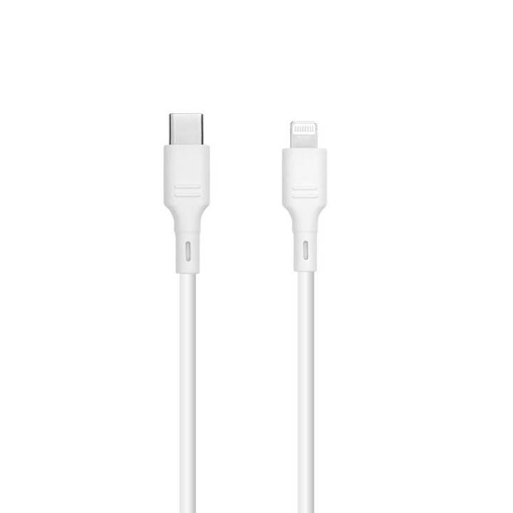USB-C to Lightning cable Blue Star 2,4A 27W 1 m DC-001CL2.4 white