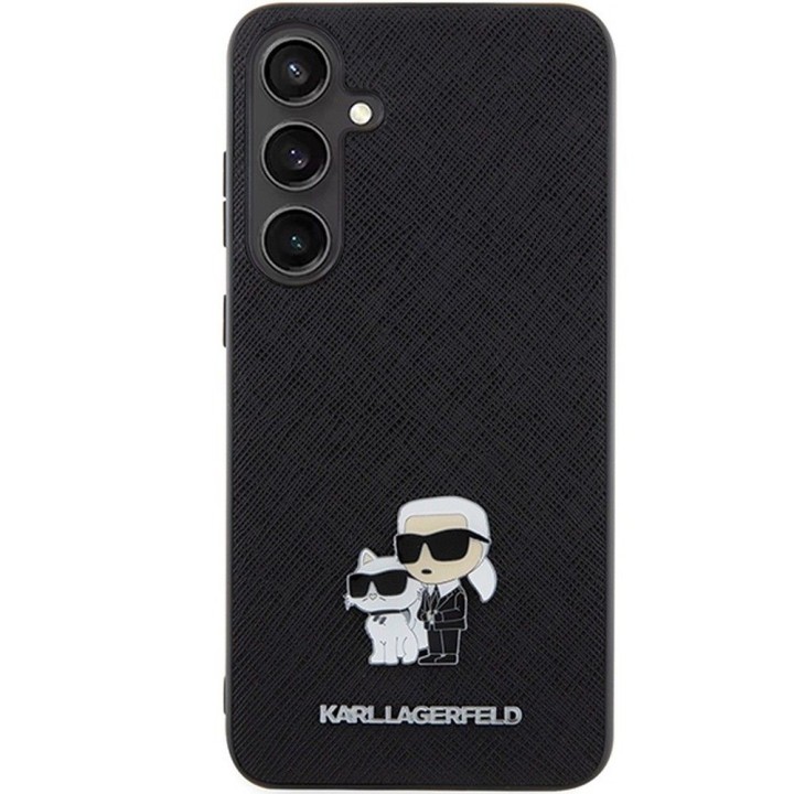 KARL LAGERFELD чехол для SAMSUNG S24 Plus KLHCS24MPSAKCMPK (SAFFIANO KC PIN) черный