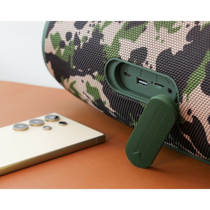 Wireless speaker LED 2 x 20W 4h Hoco HA4 camouflage