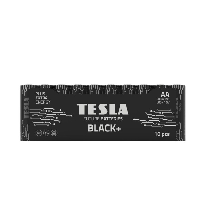 TESLA bateria alkaliczna R6 (AA) BLACK+ [10x72] 10 szt