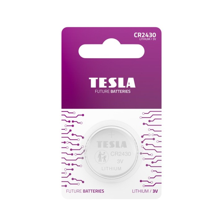 TESLA lithium battery CR2430 [1x240] 3V 1 pc
