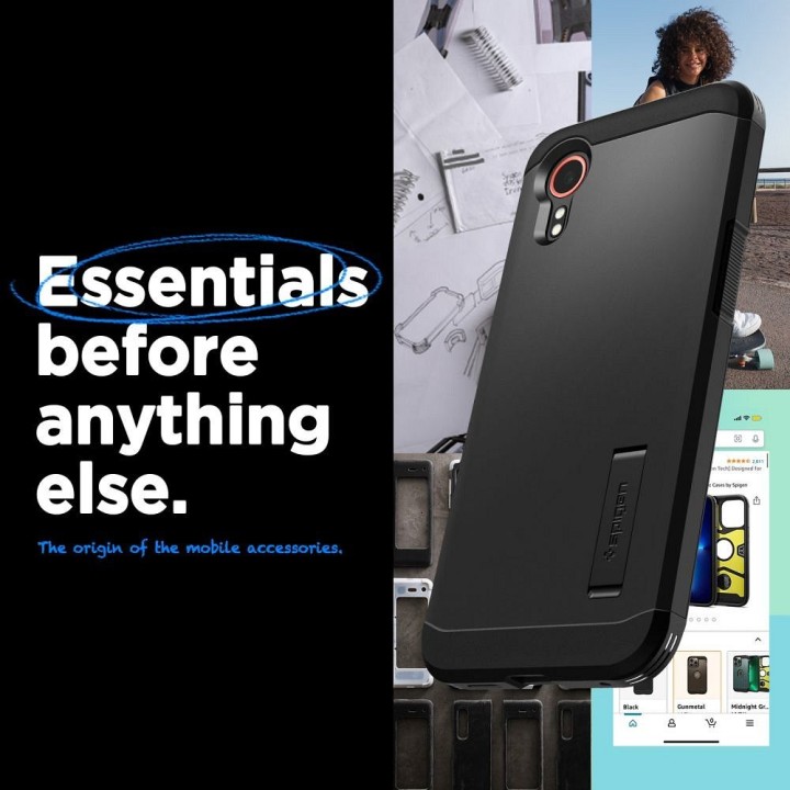 SPIGEN case TOUGH ARMOR for SAMSUNG Xcover 7 black