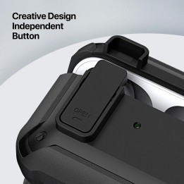 Earbuds case Dux Ducis PECO for AirPods PRO 2 protective type armor black