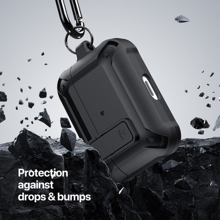 Earbuds case Dux Ducis PECO for AirPods PRO 2 protective type armor black
