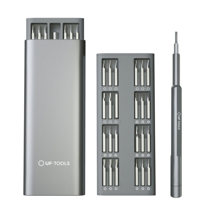 UF-TOOLS - precision screwdriver with interchangeable bits 48-in-1