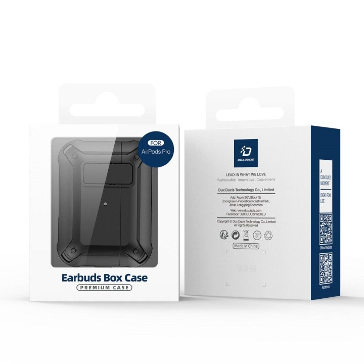 Earbuds case Dux Ducis PECO for AirPods PRO 2 protective type armor black