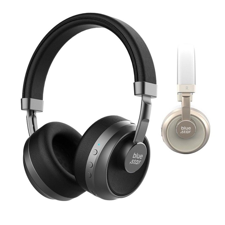 Wireless on-ear headphones Blue Star BH02 white