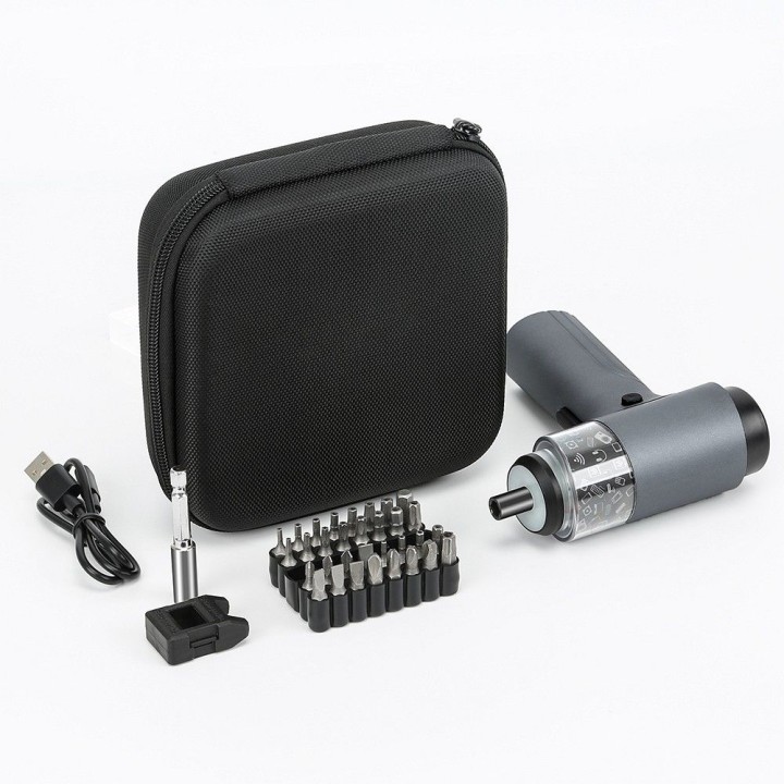 UF-TOOLS - electric screwdriver with variable power range and bit set 36-in-1