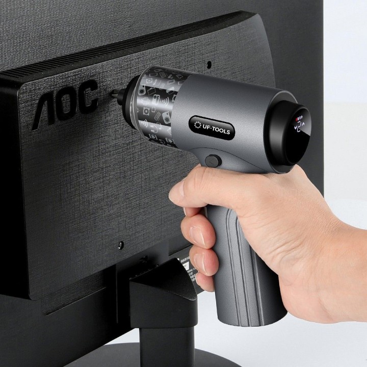 UF-TOOLS - electric screwdriver with variable power range and bit set 36-in-1