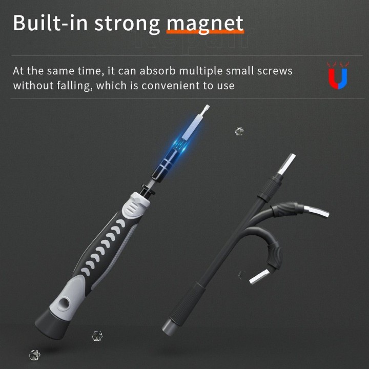 UF-TOOLS - precision screwdriver with interchangeable bits 130-in-1
